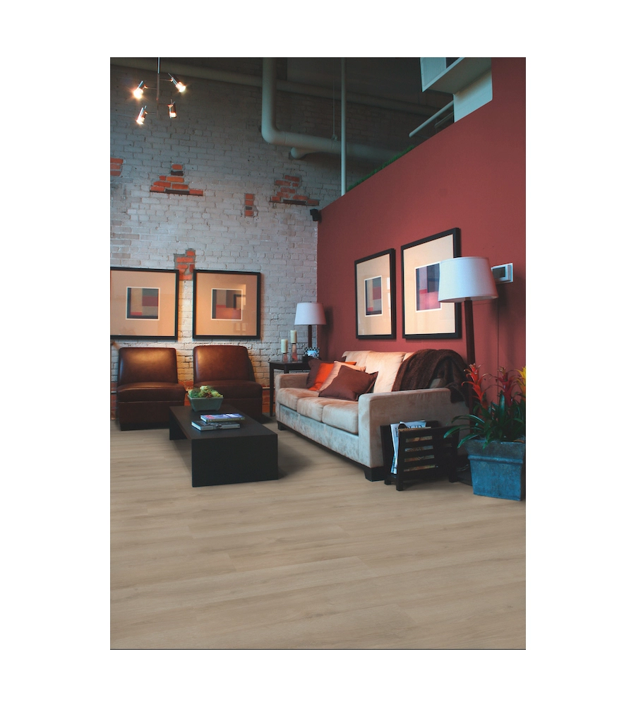 PAVIMENTO LAMINATO ROVERE BEIGE MARCHE 8MM AC4 2,124 M² LINEA CATWALK